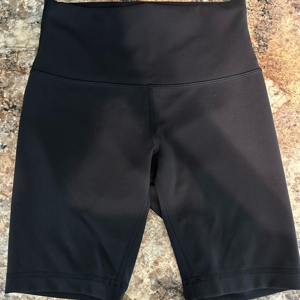 Lululemon women’s biker shorts.